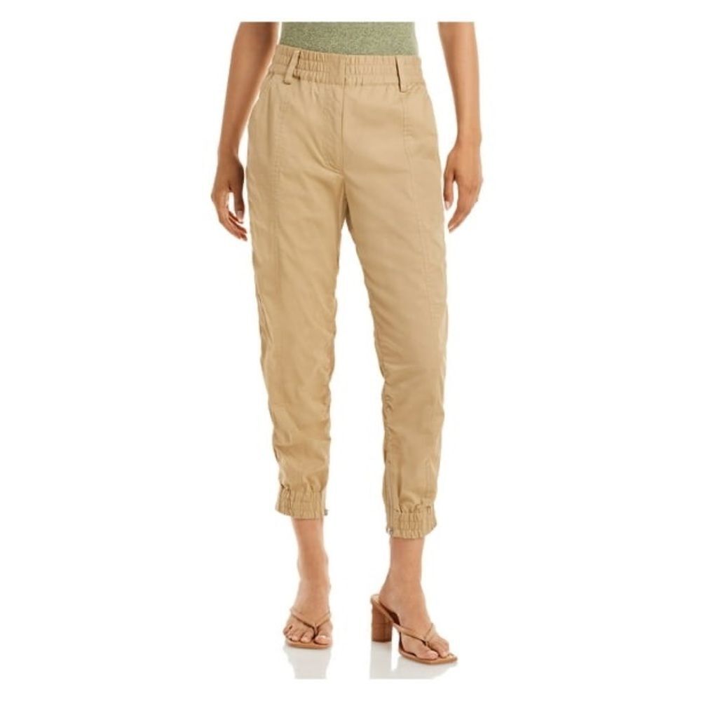 Derek Lam Jogger Track Pants Size 4 Neutral Champagne Color Lightweight